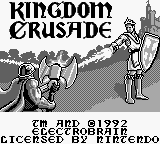 Kingdom Crusade (USA) Title Screen